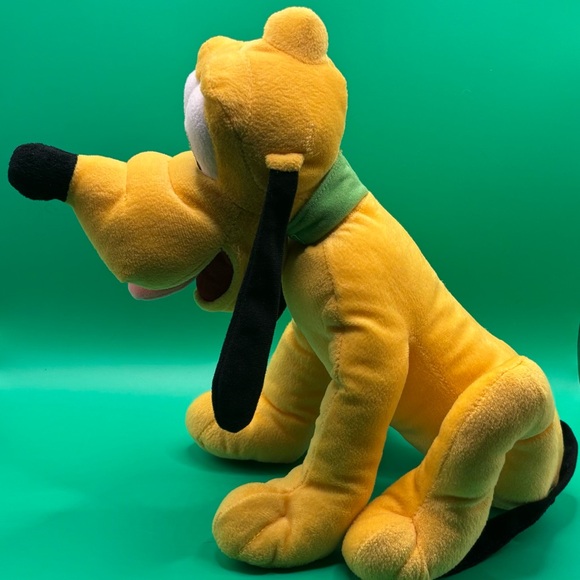 Disney Parks Pluto Plush 12" Stuffed Animal Boys Girls Xmas Gifts Sleepovers Toy - Picture 2 of 8